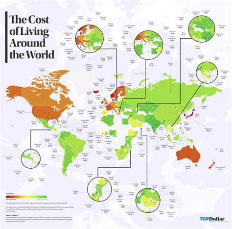 cost of living map|cost of living map world.
